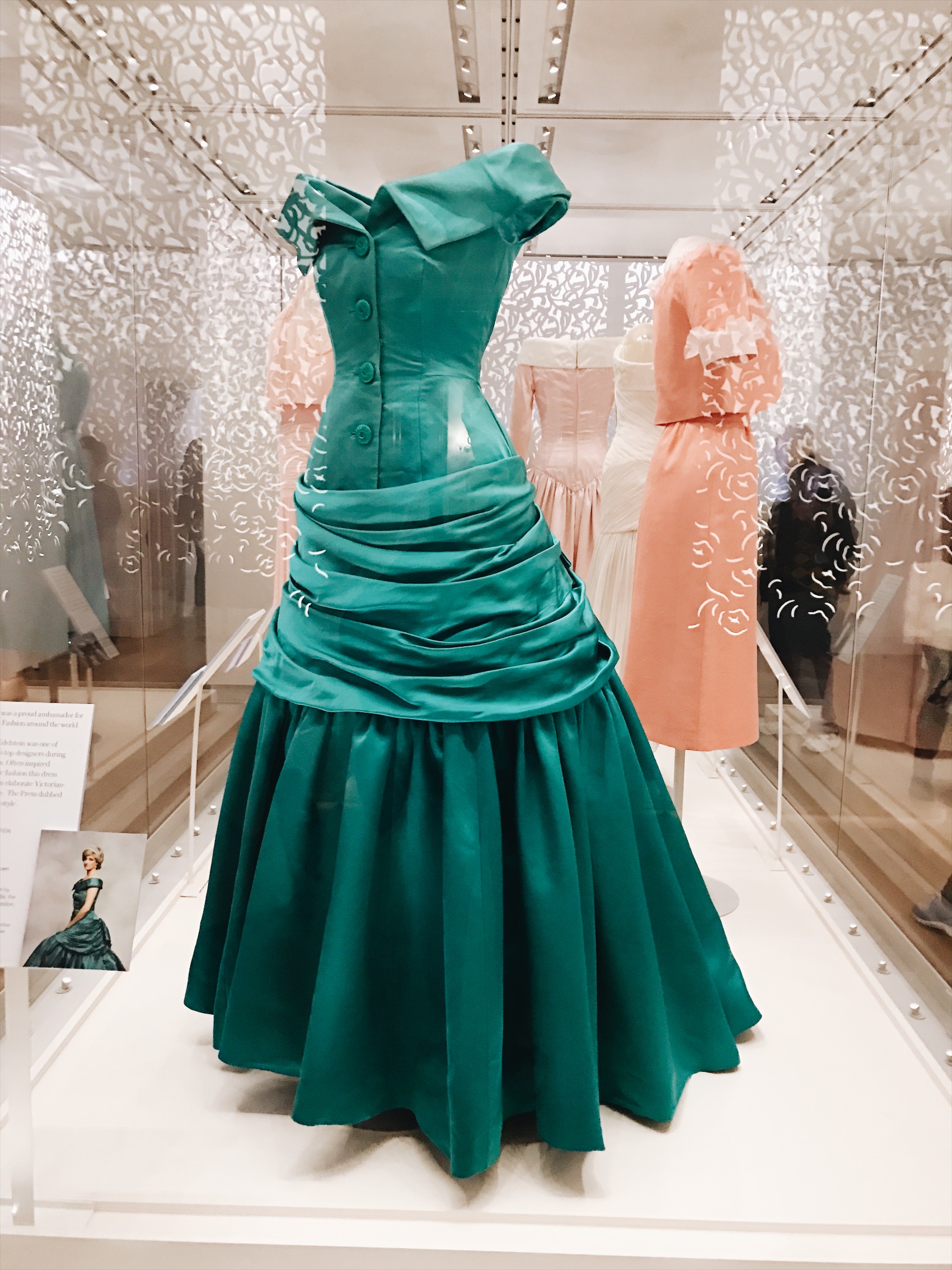 Princess Diana: Her Fashion Story, Princess Diana, fashion exhibit, Kensington Palace, London, UK, United Kingdom